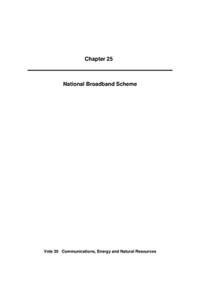 2010 Annual Report, Chapter 25 National Broadband Scheme thumbnail