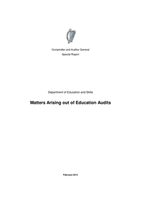 Special Report 78 Matters Arising out of Education Audits thumbnail