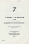 Appropriation Accounts 1993 thumbnail