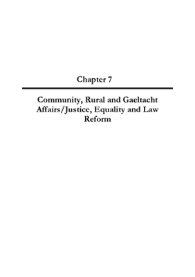 2005 Annual Report, Chapter 07 Community, Rural, Gaeltacht, Justice, Equality & Law Reform thumbnail
