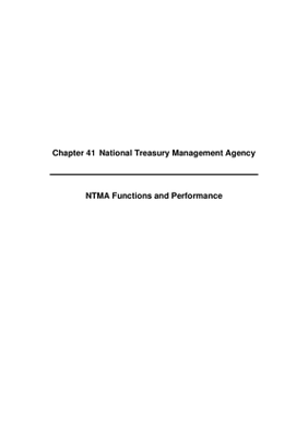 2008 Annual Report, Chapter 41 NTMA NTMA Functions and Performance thumbnail