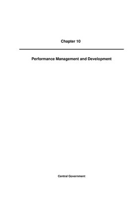 2010 Annual Report, Chapter 10 Performance Management and Development thumbnail