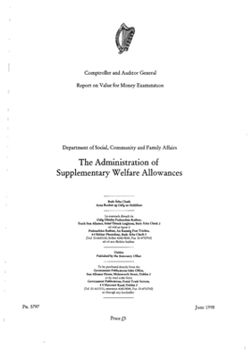 Special Report 23 The Administration of Supplementary Welfare Allowance thumbnail