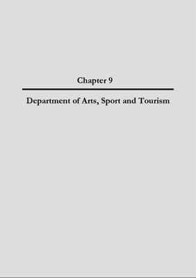 2004 Annual Report, Chapter 09 Department of Arts, Sport and Tourism thumbnail