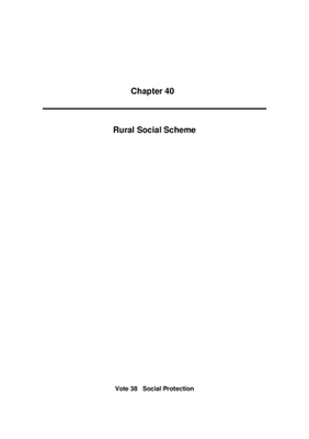 2010 Annual Report, Chapter 40 Rural Social Scheme thumbnail