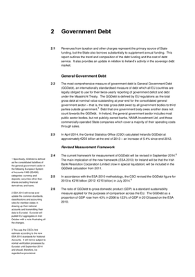 2013 Annual Report, Chapter 2: Government Debt thumbnail