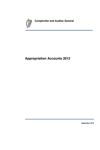 Appropriation Accounts 2012 thumbnail