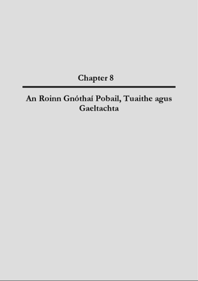 2004 Annual Report, Chapter 08 An Roinn Gnóthaí Pobail, Tuaithe agus Gaeltachta thumbnail