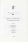 Appropriation Accounts 2003 thumbnail
