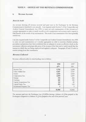 1998 Annual Report, Chapter 03 Office of the Revenue Commissioners thumbnail