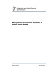 Special Report 91 Management of Severance Payments in Public Sector Bodies thumbnail