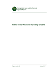 Special Report 99 Public Sector Financial Reporting for 2015 thumbnail