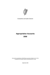 Appropriation Accounts 2008 thumbnail