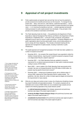 9. Appraisal of rail project investments thumbnail