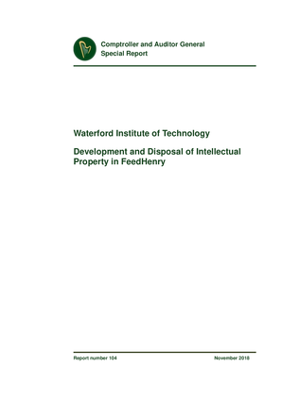 Special Report 104 Waterford Institute of Technology FeedHenry thumbnail