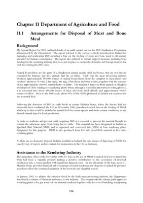 2003 Annual Report, Chapter 11 Department of Agriculture and Food thumbnail