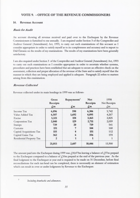 1999 Annual Report, Chapter 10 Office of the Revenue Commissioners thumbnail