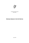 Special Report 69 Managing Sickness Absence in the Civil Service thumbnail