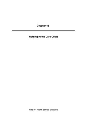 2010 Annual Report, Chapter 48 Nursing Home Care Costs thumbnail