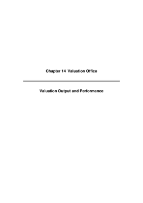 2008 Annual Report, Chapter 14 Valuation Office Valuation Output and Performance (1) thumbnail