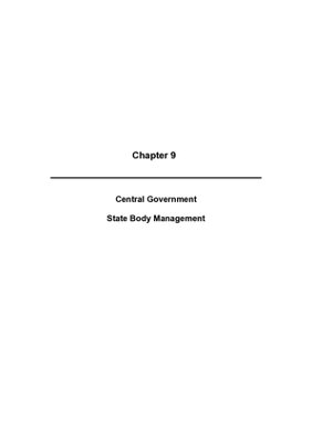 2009 Annual Report, Chapter 09 Central Government State Body Management thumbnail