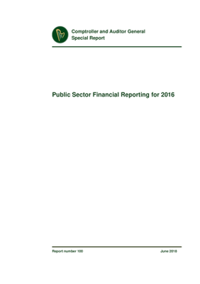 Special Report 100 Public Sector Financial Reporting for 2016 thumbnail