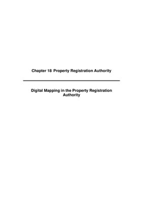 2008 Annual Report, Chapter 18 Property Registration Authority Property Registration thumbnail