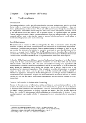 2002 Annual Report, Chapter 01 Department of Finance thumbnail